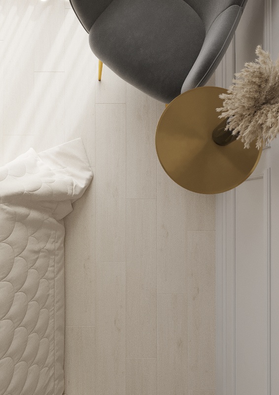 Ламинат AlixFloor Vitality Line 8 Дуб Соляной ALX00133JUM 1261×244×8 фото в интерьере