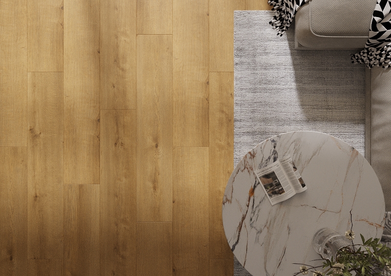 Ламинат AlixFloor Vitality Line 8 Дуб Песочный ALX00421JUM 1261×244×8 фото в интерьере