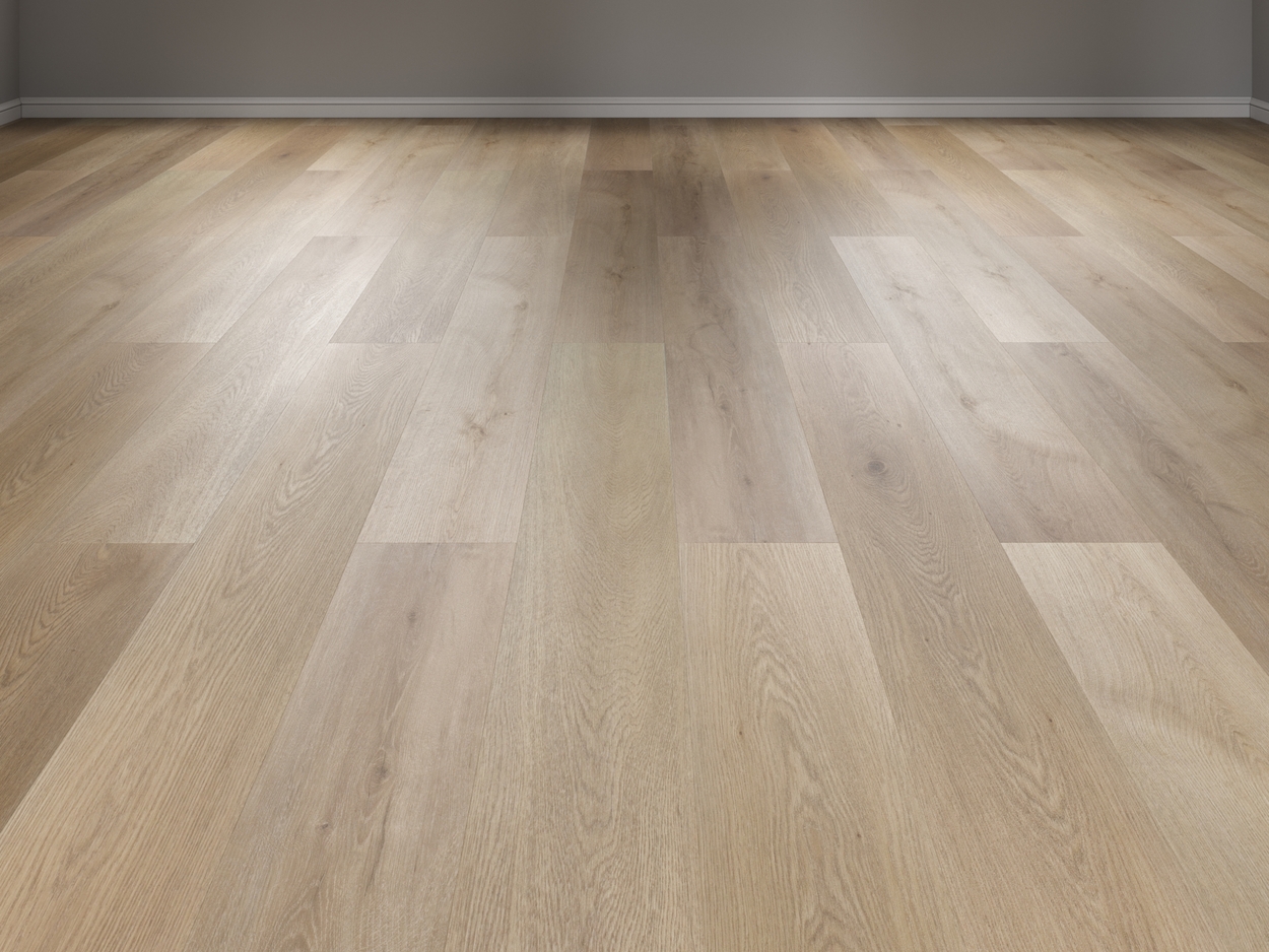 Кварцвиниловый SPC ламинат Vinilam Vinipol Дуб Портофино 7895-EIR 1220×228×6 фото в интерьере