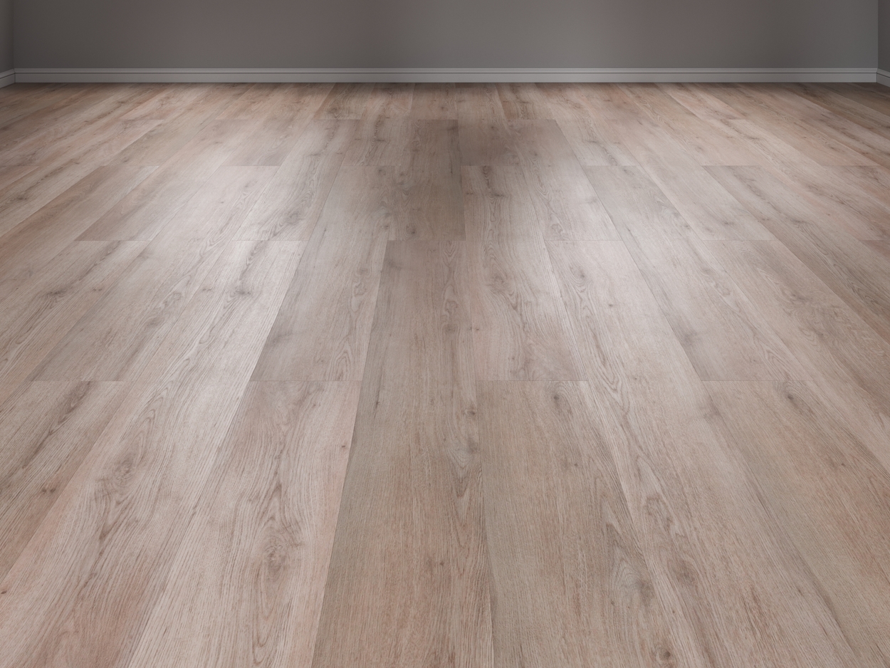 Кварцвиниловый SPC ламинат Vinilam Vinipol Дуб Мира 8844-EIR 1220×228×6 фото в интерьере