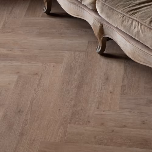 Кварцвиниловая плитка Vinilam клеевая Vinilpol Herringbone Glue Паркет Бруно 9965 венгерская елка 609,6×152,4×2,5