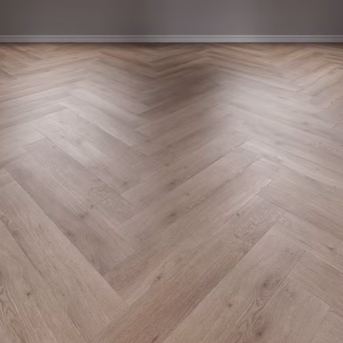 Кварцвиниловый SPC ламинат Vinilam Vinilpol Herringbone Паркет Бруно 9965 венгерская елка 762×127×7