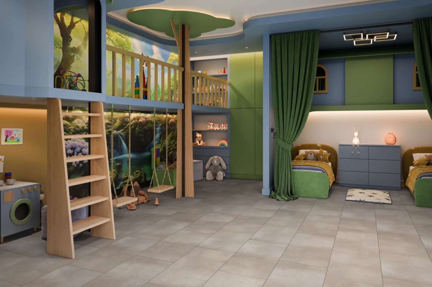 Кварцвиниловая плитка Damy Floor клеевая Ascent LVT Монблан Mont Blanc CDM244-06-LVT 912,4×455,2×2,5 фото в интерьере