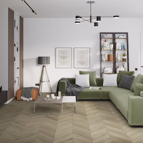 Кварцвиниловая плитка Damy Floor клеевая Chevron LVT Версаль DF01-Ch-LVT французская елка 600×127×2,5