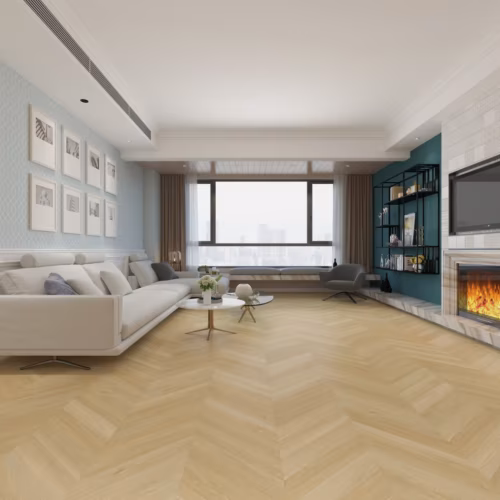 Кварцвиниловая плитка Damy Floor клеевая Chevron LVT Тюильри DF03-Ch-LVT французская елка 600×127×2,5