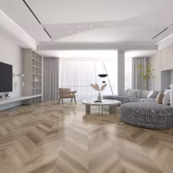 Кварцвиниловая плитка Damy Floor клеевая Chevron LVT Сен-Жермен DF05-Ch-LVT французская елка 600×127×2,5