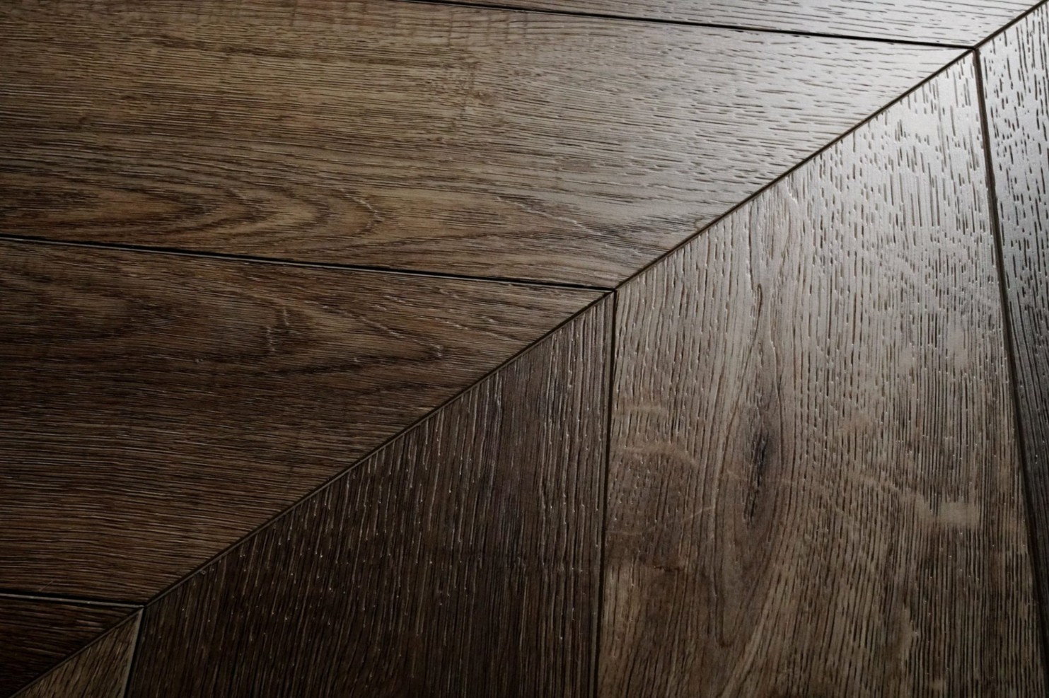 Кварцвиниловая плитка Damy Floor клеевая Chevron LVT Сен-Жермен Saint-Germain DF05-Ch-LVT французская елка 600×127×2,5