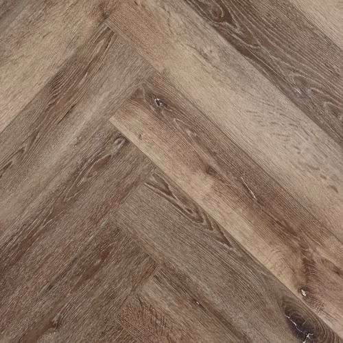 Кварцвиниловый SPC ламинат Cronafloor Herringbone 2.0 Дуб Грас H017 венгерская елка 640×128×4,5
