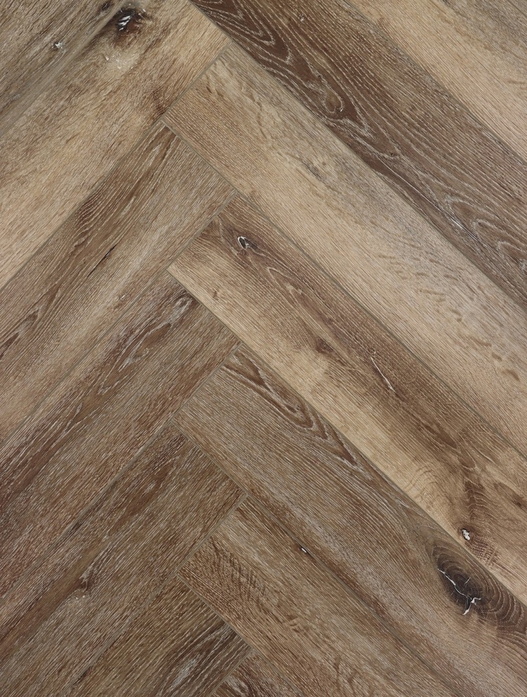 Кварцвиниловый SPC ламинат Cronafloor Herringbone 2.0 Дуб Грас H017 венгерская елка 640×128×4,5