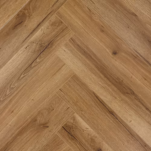 Кварцвиниловый SPC ламинат Cronafloor Herringbone 2.0 Дуб Лион H012 венгерская елка 640×128×4,5