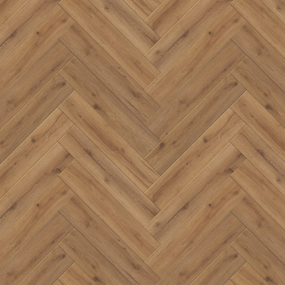 Кварцвиниловый SPC ламинат Cronafloor Herringbone 2.0 Дуб Лион H012 венгерская елка 640×128×4,5