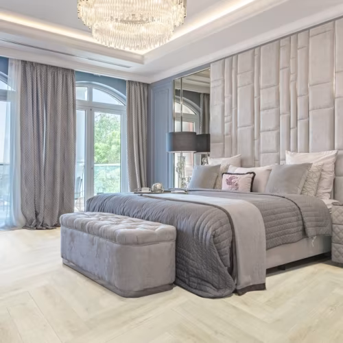 Кварцвиниловый SPC ламинат Cronafloor Herringbone 2.0 Дуб Ним H015 венгерская елка 640×128×4,5