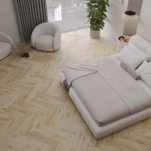 Кварцвиниловый SPC ламинат Cronafloor Herringbone 2.0 Дуб Ренн H014 венгерская елка 640×128×4,5