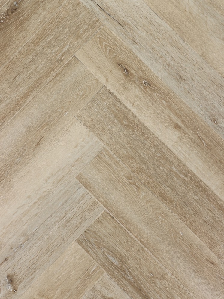 Кварцвиниловый SPC ламинат Cronafloor Herringbone 2.0 Дуб Ренн H014 венгерская елка 640×128×4,5