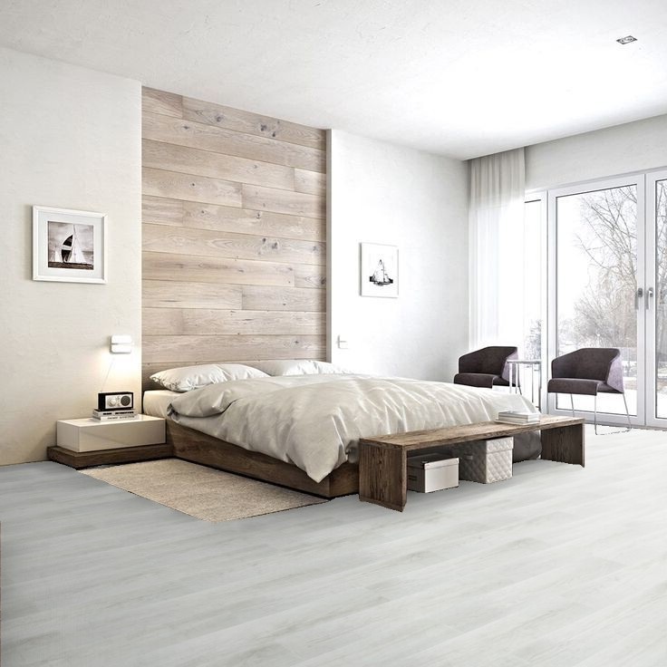 Кварцвиниловая плитка Bonkeel клеевая Discostar Diter 914,4×152,4×2,1 фото в интерьере