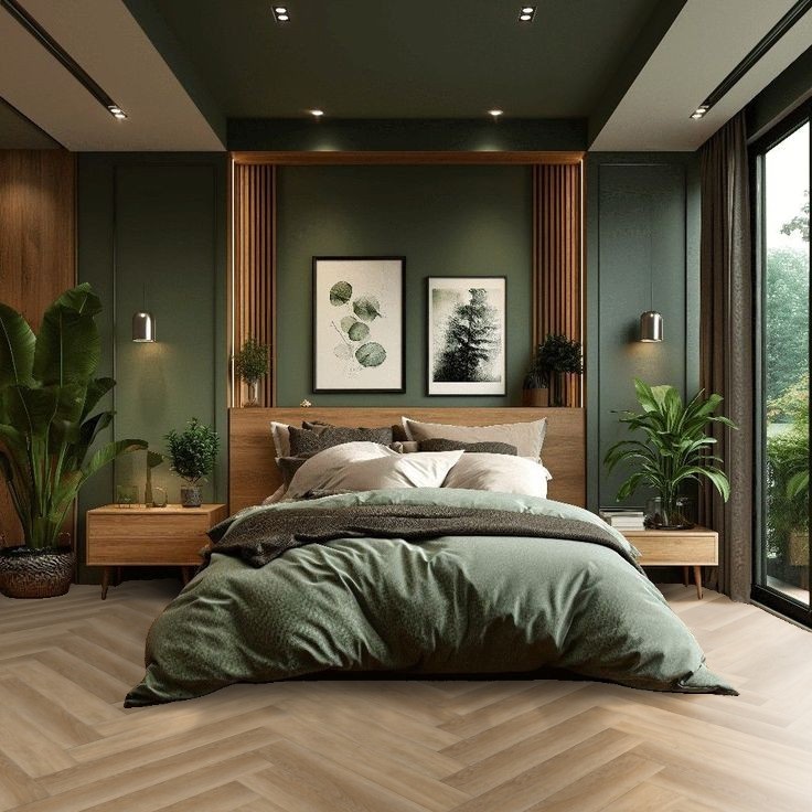 Кварцвиниловая плитка Bonkeel клеевая Rockstar Victor 914,4×152,4×3 фото в интерьере