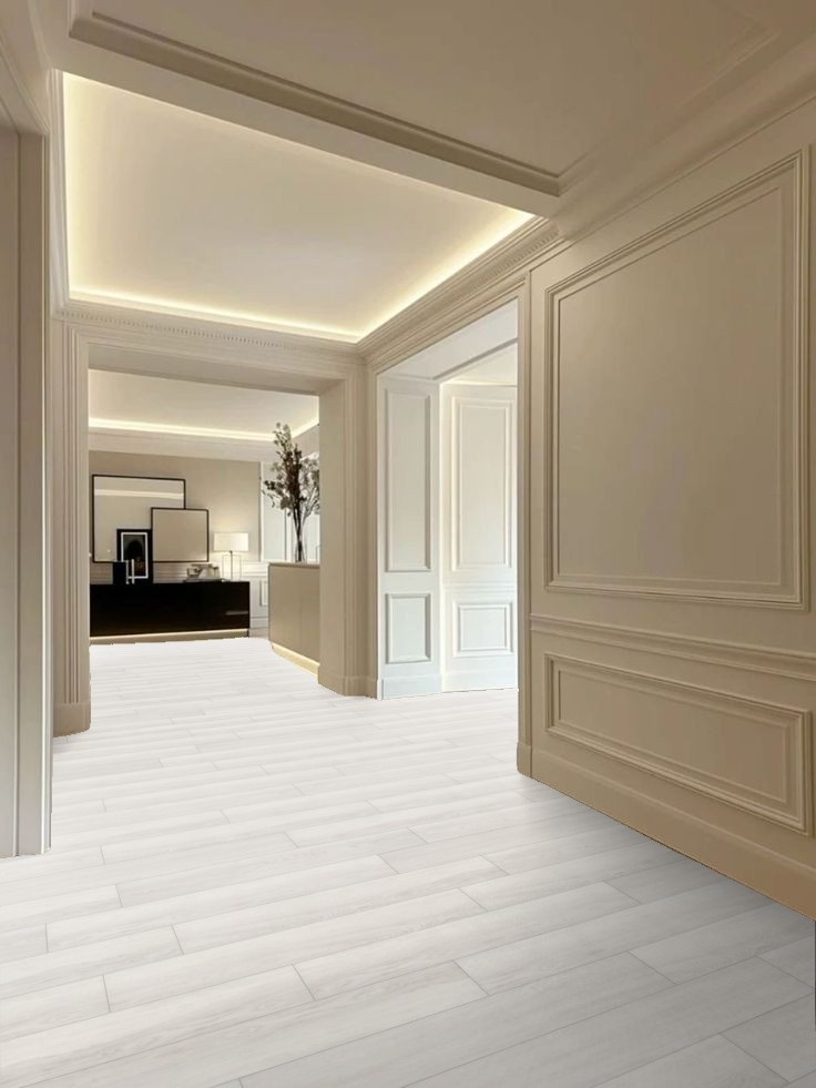 Кварцвиниловая плитка Bonkeel клеевая Rockstar Freddie 914,4×152,4×3 фото в интерьере