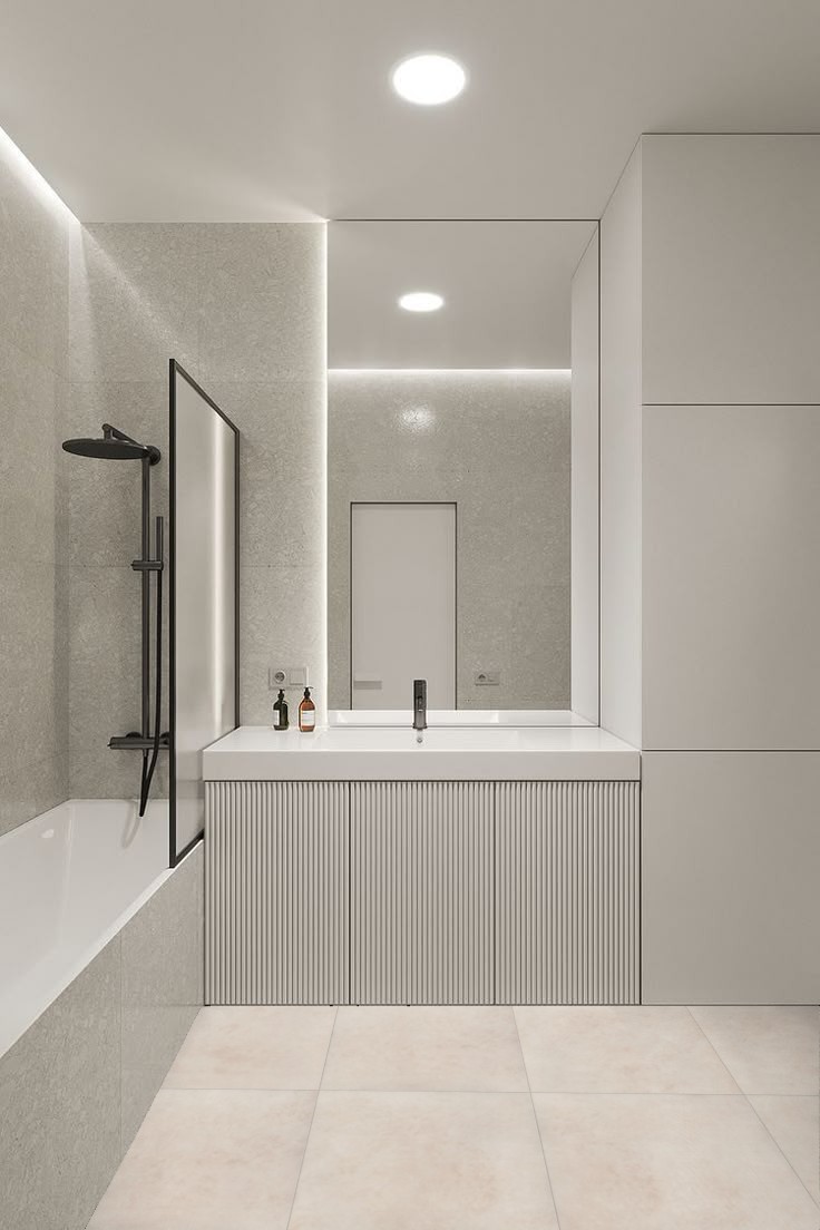 Кварцвиниловая плитка Bonkeel клеевая Rockstar Keith 457,2×457,2×3 фото в интерьере