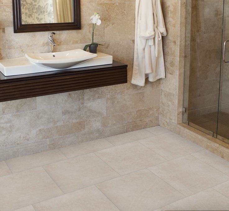 Кварцвиниловая плитка Bonkeel клеевая Rockstar Keith 457,2×457,2×3 фото в интерьере