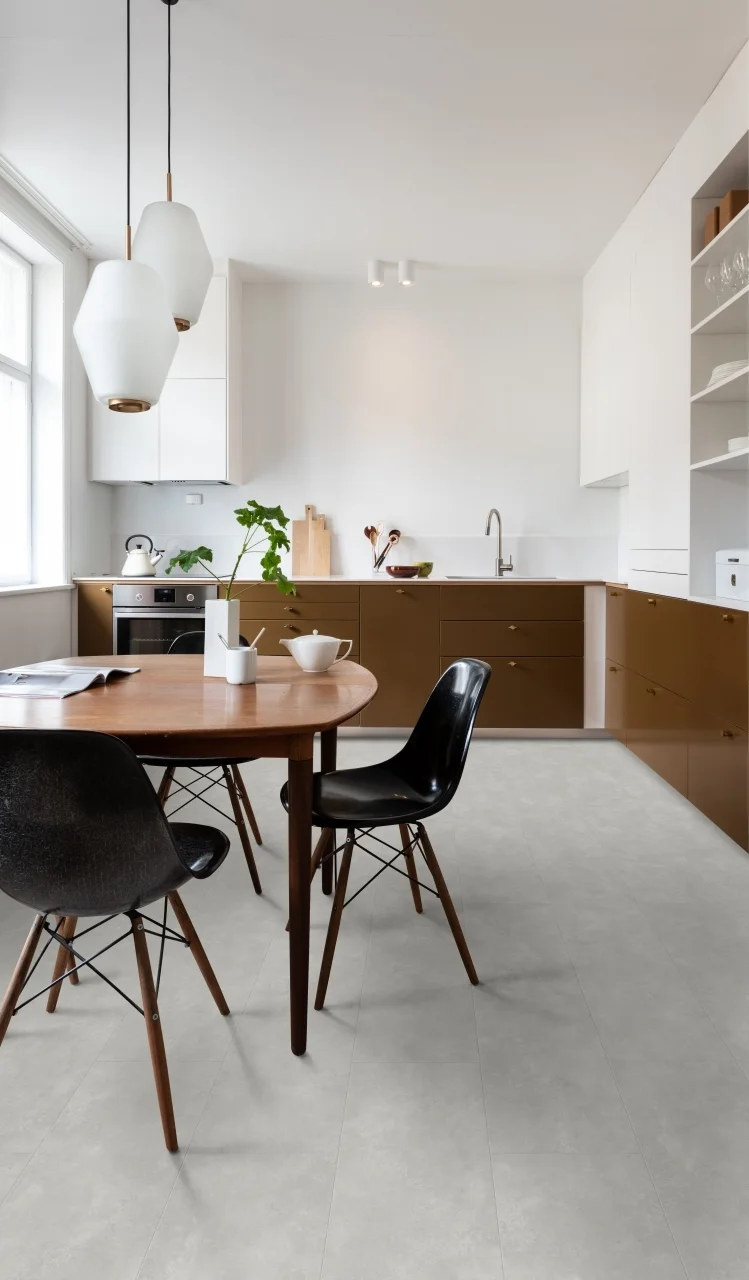 Кварцвиниловый SPC ламинат Adelar Solida Ceramic 11936 400087418 607×303×4 фото в интерьере