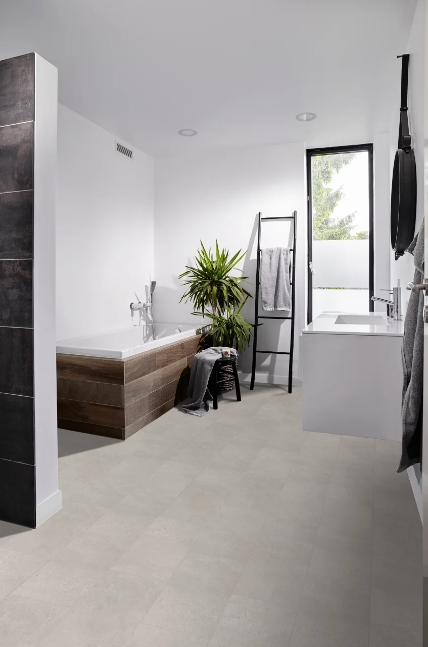 Кварцвиниловый SPC ламинат Adelar Solida Acoustic Folkstone 11232 4400087440 607×303×5 фото в интерьере