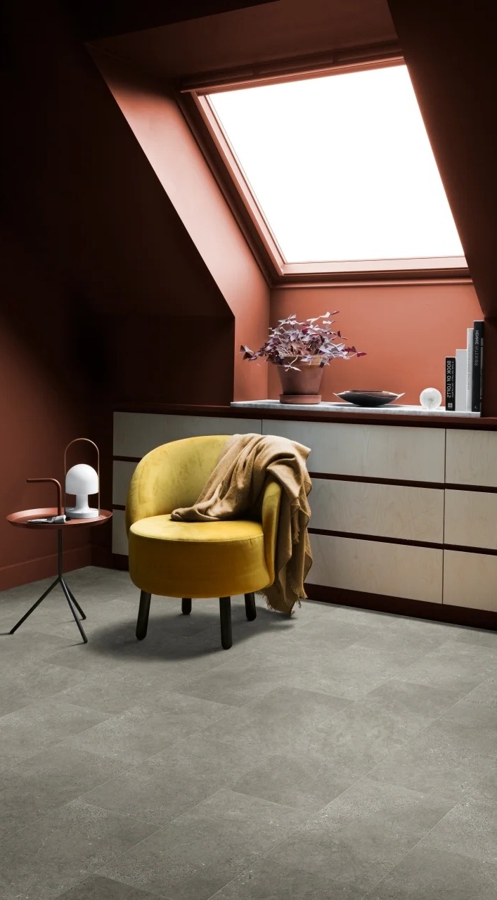 Кварцвиниловый SPC ламинат Adelar Solida Acoustic Folkstone 11976 400087438 607×303×5 фото в интерьере