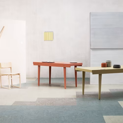 Мармолеум Forbo Modular Marble Concrete t3136 500×500×2,5