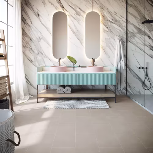 Кварцвиниловая плитка Invictus клеевая Maximus Tile Concrete Crush Smoke 610×305×2,5