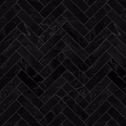 Кварцвиниловый SPC ламинат Invictus Maximus Herringbone Black Marble Noir венгерская елка 743×145×5