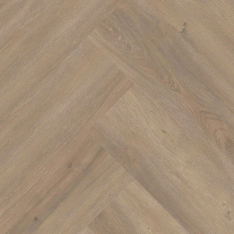 Кварцвиниловый SPC ламинат Invictus Maximus Herringbone Divine Oak Cookie венгерская елка 743×145×5