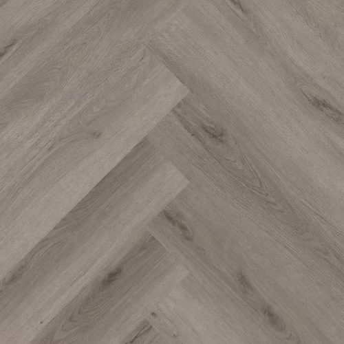 Кварцвиниловый SPC ламинат Invictus Maximus Herringbone River Oak Trout венгерская елка 743×145×5