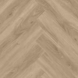 Кварцвиниловая плитка Invictus клеевая Maximus Herringbone Divine Oak Champagne венгерская елка 749×150×2,5