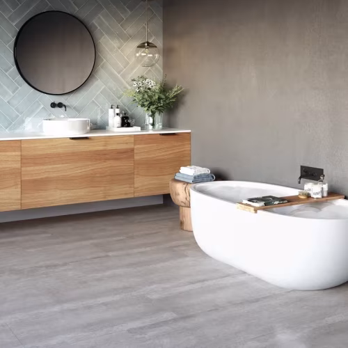 Кварцвиниловый SPC ламинат Invictus Primus Tile Manhattan Sky 907×450×4