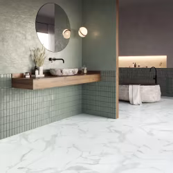 Кварцвиниловая плитка Invictus клеевая Primus Tile Pure Marble Snow 914×457×2