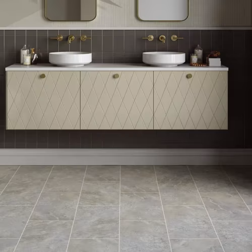 Кварцвиниловая плитка Invictus клеевая Primus Tile York Stone Powder 610×305×2