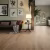 Кварцвиниловая плитка Invictus клеевая Primus Plank Sherwood Oak Mink 1219×178×2 фото в интерьере