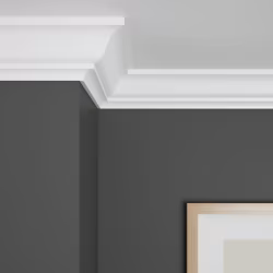 Потолочный плинтус под покраску Ultrawood CR 0001 i 2000×75×80