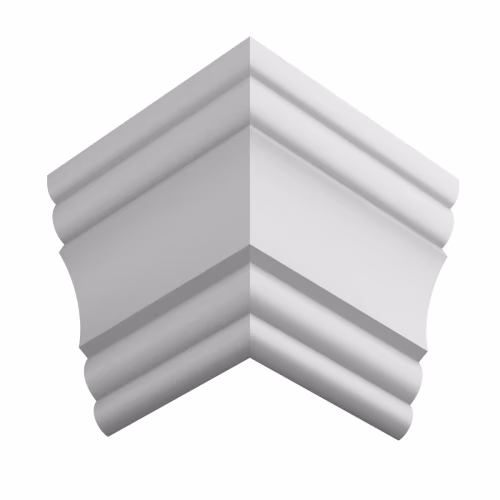 Потолочный плинтус под покраску Ultrawood CR 0022 i 2000×62×170