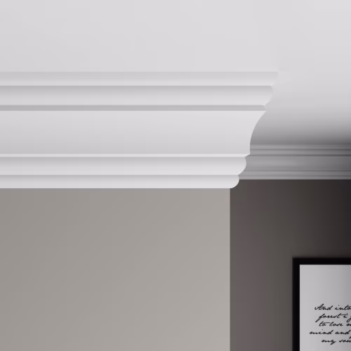 Потолочный плинтус под покраску Ultrawood CR 0022 i 2000×62×170