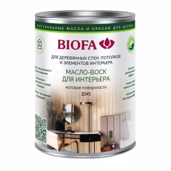 Масло с воском для дерева Biofa 2045 цвет 2031 Песок матовое 0,125 л