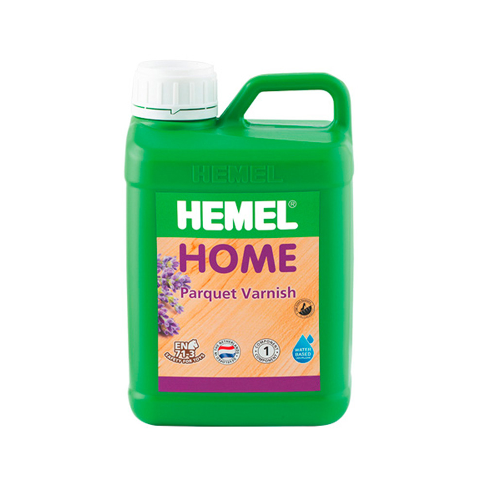 Лак для паркета Hemel Home Бесцветный 5002H полуматовый 2,5 л