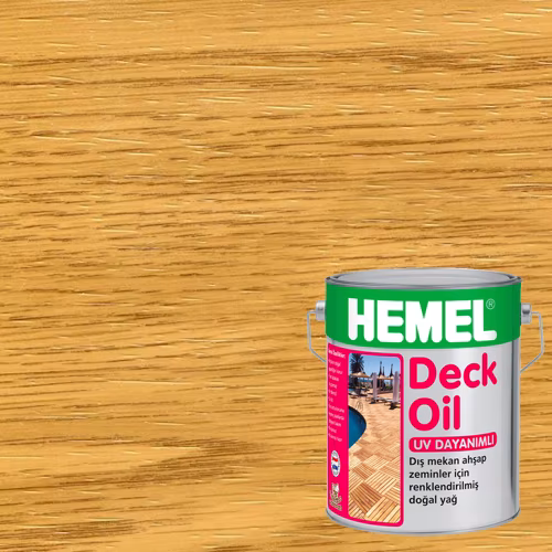 Масло для террас Hemel Deck Oil 3100Н Бесцветное матовое 0,675 л