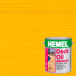 Масло для террас Hemel Deck Oil цвет 3111Н Лимонный матовое 0,18 л