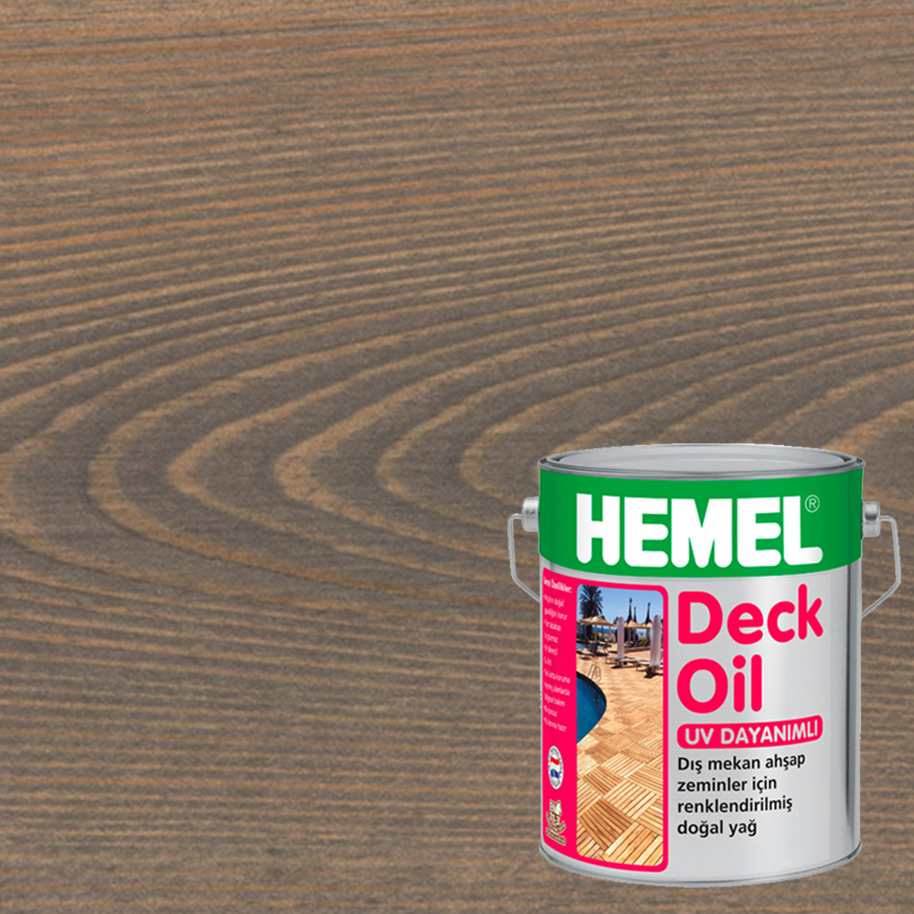 Масло для террас Hemel Deck Oil цвет 3118Н Галька матовое 0,18 л