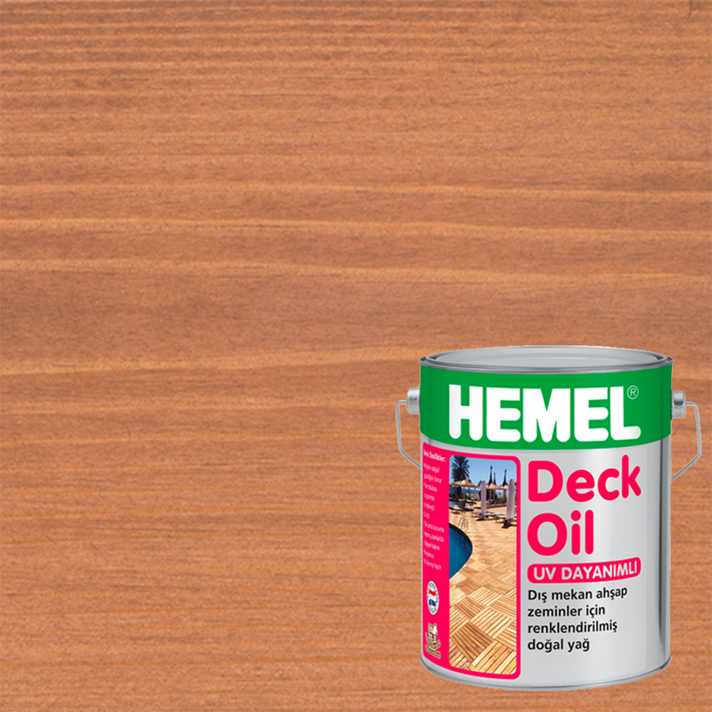 Масло для террас Hemel Deck Oil цвет 3113Н Бангкирай матовое 0,75 л