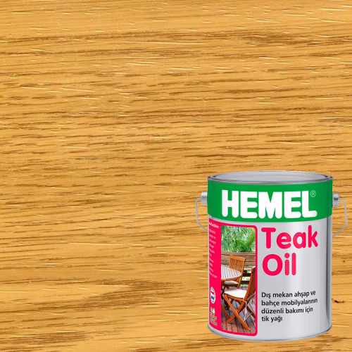 Масло тиковое для дерева Hemel Teak Oil 3300Н Бесцветное матовое 0,75 л