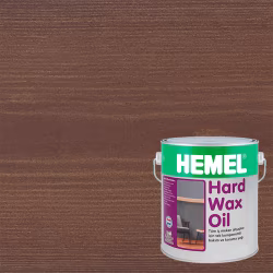 Масло с твердым воском для дерева Hemel Hardwax Oil цвет 3018Н Палисандр матовое 0,18 л