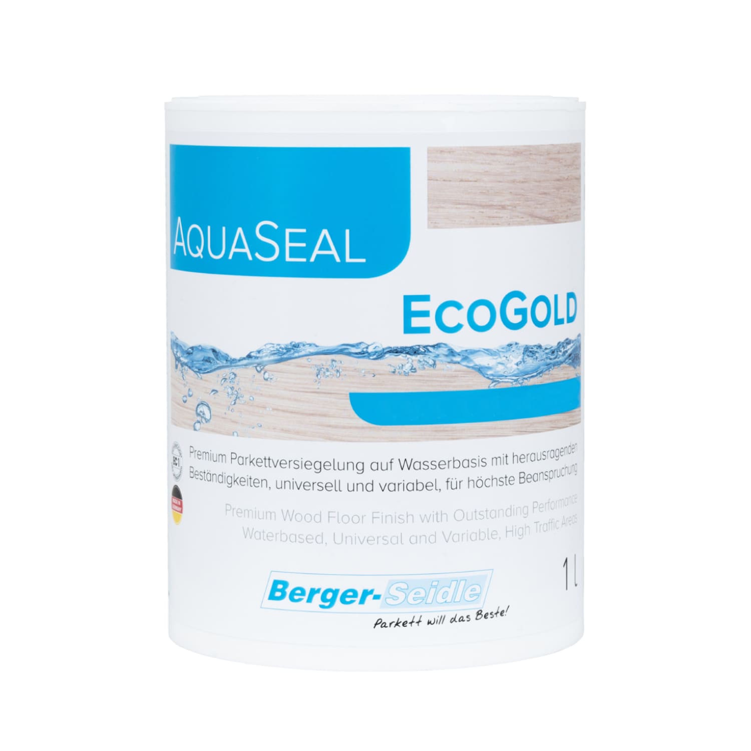 Лак для паркета Berger-Seidle AquaSeal EcoGold глянцевый 1 л