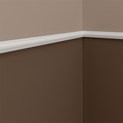 Молдинг под покраску Европласт 1.51.379 2000×30×13 фото в интерьере