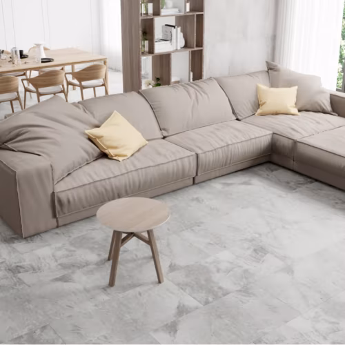 Кварцвиниловая плитка Vinilam клеевая Ceramo Stone Glue Адриатический Серый 91901 950×475×2,5